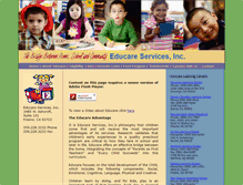 Tablet Screenshot of educareservicesinc.com